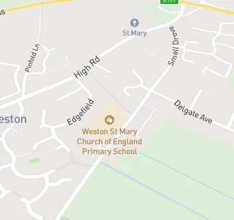 map for Weston St Mary Church of England Primary School