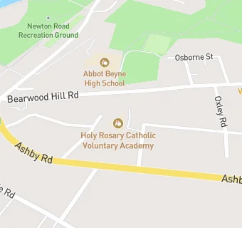 map for Holy Rosary Catholic Voluntary Academy