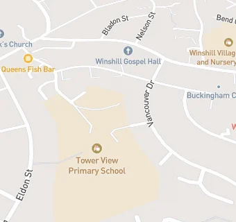 map for Tower View Primary School