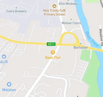 map for Baan Thai Restaurant Ltd