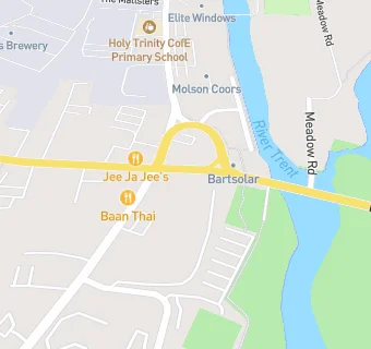 map for Burton Bridge Inn