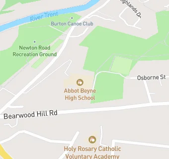 map for Abbot Beyne School