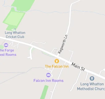 map for Long Whatton Cricket Club