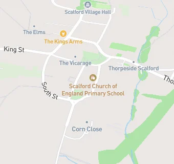 map for Scalford C Of E Primary School