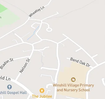 map for Winshill Village Primary School, SCC