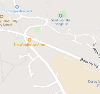 map for The Woodhouse Arms