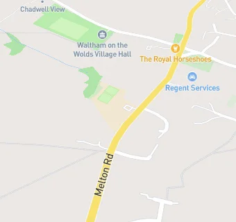 map for Waltham on the Wolds Church of England Primary School