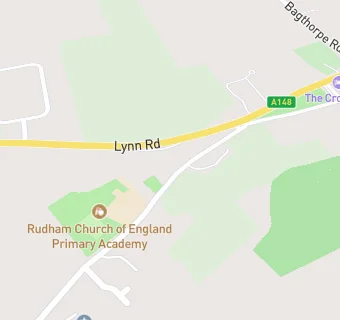 map for Rudham C of E Primary Academy