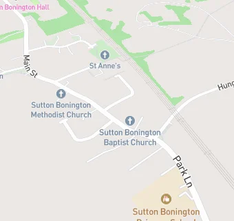 map for Sutton Bonington Post Office