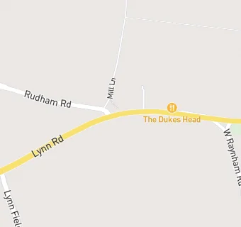 map for Dukes Head Tham's Restaurant & Bar Limited