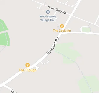 map for Woodseaves Post Office and OneStop