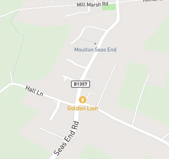 map for Moulton Seas End Village Hall