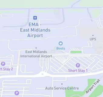 map for WHSmith East Midlands Airport - Landside