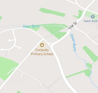 map for Corpusty Primary School