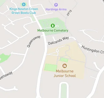 map for Melbourne Infant School