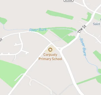 map for Corpusty Primary School