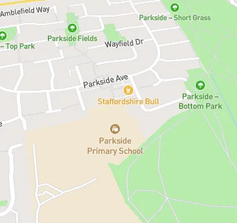 map for Parkside Primary School