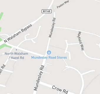 map for Mundesley Road Stores