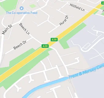 map for Stretton Social Club