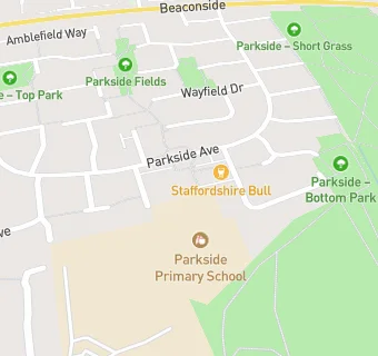 map for Parkside Stores & Post Office