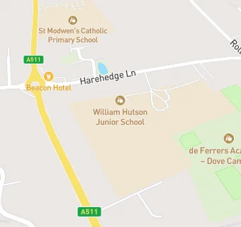 map for William Hutson Junior School