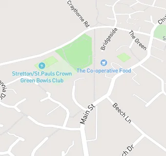 map for Stretton Branch Surgery 