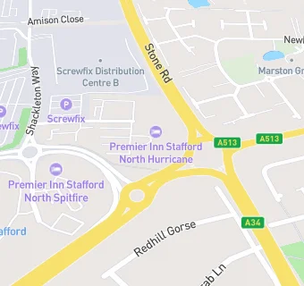 map for Premier Inn