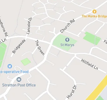 map for BIRDS Stretton