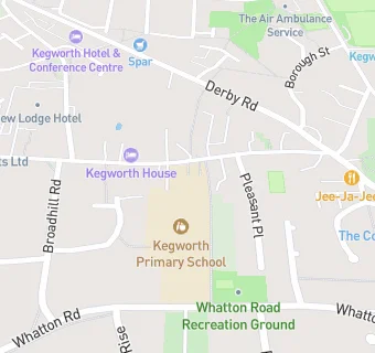 map for Kegworth Primary School