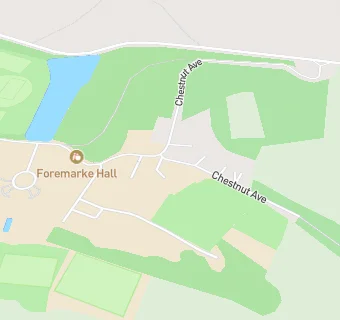 map for Foremarke Hall Repton Preparatory School