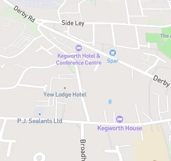 map for Kegworth Hotel