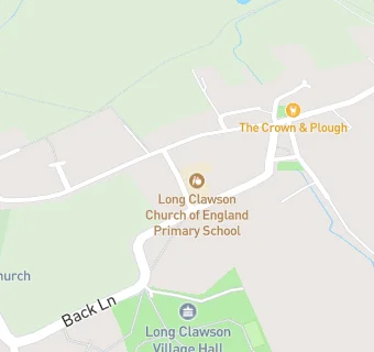 map for Long Clawson Church of England Primary School