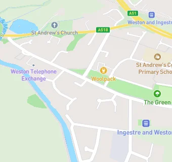 map for Weston Wombats Pre-School