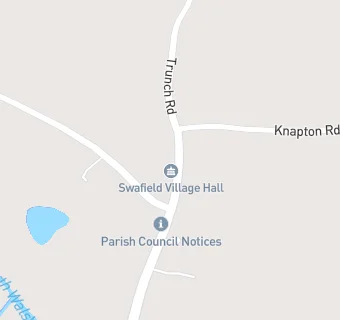 map for Swafield Village Hall