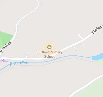 map for Surfleet Primary School