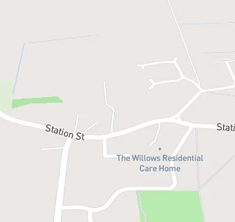 map for The Willows Residential Care Home