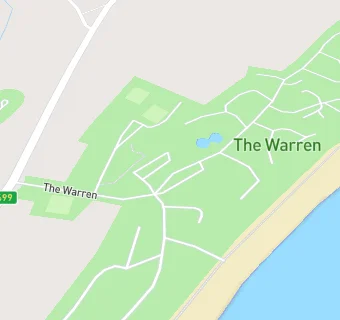 map for Warren Leisure Centre