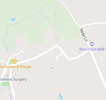 map for Elms Farm B&B