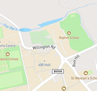 map for Repton School