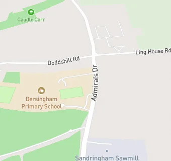 map for Dersingham VC Primary & Nursery School