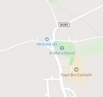 map for Llansilin Community Shop