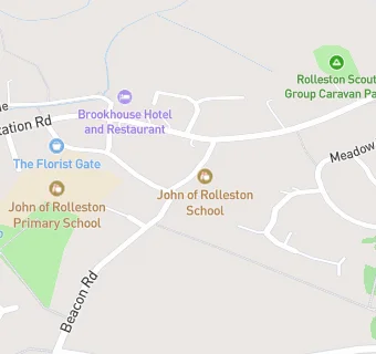 map for JOHN OF ROLLESTON INFANTS SCHOOL