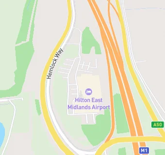 map for Adda Hotels T/a Hilton East Midlands Airport Hotel