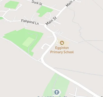 map for Egginton Primary School