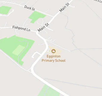 map for Egginton Primary School