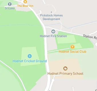 map for Hodnet Primary School