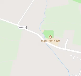 map for Ysgol Pont Y Gof