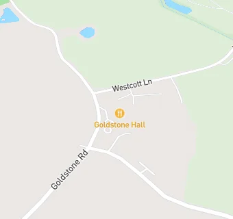 map for Goldstone Hall Hotel