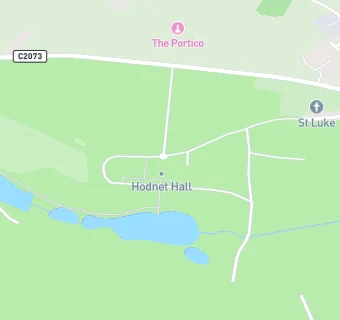 map for Hodnet Hall Garden Cafe