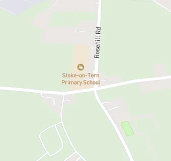 map for Stoke-on-Tern Primary School